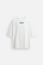 تیشرت مردانه زارا CONTRAST PRINT T-SHIRT