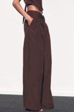 شلوار زنانه زارا PLEATED TROUSERS