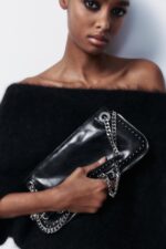 کیف زنانه زارا STUDDED ELONGATED BAG
