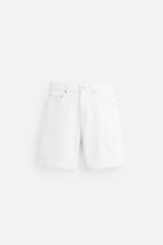 شلوارک جین مردانه زارا REGULAR FIT DENIM BERMUDA SHORTS