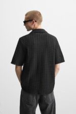 پیراهن مردانه زارا TEXTURED WEAVE KNIT SHIRT