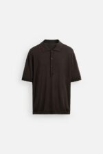 پولوشرت مردانه زارا LIMITED EDITION COTTON KNIT POLO SHIRT