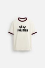 تیشرت مردانه زارا T-SHIRT WITH CONTRASTING RIBBED TRIMS