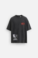 تیشرت مردانه زارا POST MALONE™ GRAPHIC SWEATSHIRT