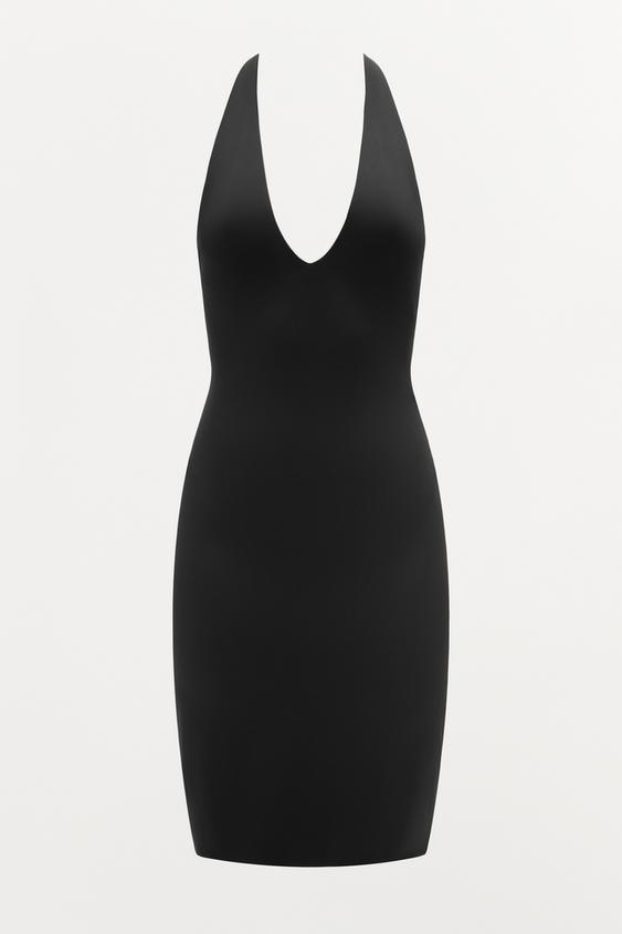 لباس کوتاه زنانه زارا BODY SHAPE SHORT DRESS