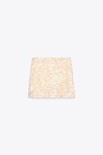 دامن مینی پولک دار زارا SEQUINNED MINISKIRT