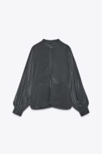 پیراهن زنانه زارا ZW COLLECTION 100% SILK SHIRT
