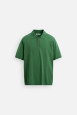 پولوشرت مردانه زارا WASHED COTTON KNIT POLO SHIRT