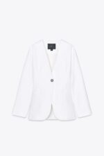 کت کتانی زنانه زارا ZW COLLECTION 100% LINEN TAILORED BLAZER