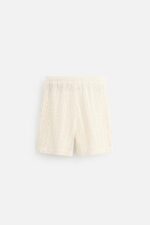 شورتک مردانه زارا TEXTURED CROCHET BERMUDA SHORTS