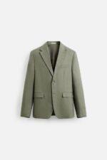کت مردانه زارا 100% LINEN SUIT BLAZER