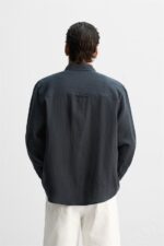 پیراهن مردانه زارا LIMITED EDITION 100% LINEN SHIRT