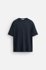 تیشرت مردانه زارا LINEN - COTTON T-SHIRT