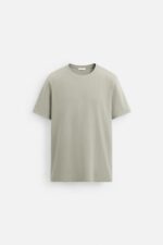 تیشرت مردانه زارا BASIC SLIM FIT T-SHIRT