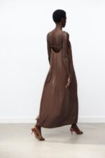 لباس بلند زنانه زارا LONG STRAPPY DRESS
