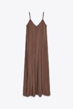 لباس بلند زنانه زارا LONG STRAPPY DRESS