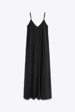 لباس بلند زنانه زارا LONG STRAPPY DRESS