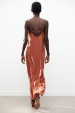 لباس بلند زنانه زارا LONG STRAPPY DRESS