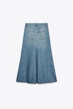 دامن جین زنانه زارا ZW COLLECTION DENIM SKIRT