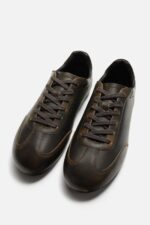 کفش مردانه زارا LEATHER TRAINERS LIMITED EDITION