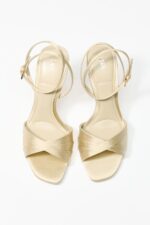صندل پاشنه دار زنانه زارا SATIN HIGH-HEEL SANDALS