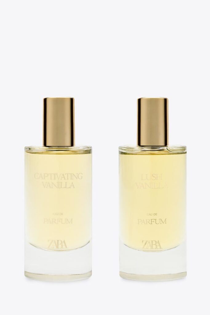 پک دوتایی عطر زنانه زارا captivating vanilla + lush vanilla edp 2 x 50 ml / 1. 69 oz