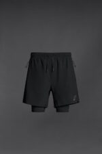 شورتک ورزشی مردانه زارا 2-IN-1 TRAINING SHORTS