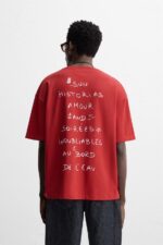 تیشرت مردانه زارا SLOGAN PRINT T-SHIRT