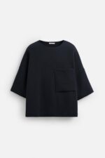 سویشرت مردانه زارا OVERSIZE TECHNICAL SWEATSHIRT