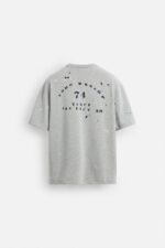 تیشرت مردانه زارا PAINT SPLATTER NUMBER T-SHIRT
