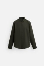 پیراهن مردانه زارا COTTON - LINEN SHIRT