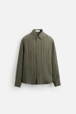 پیراهن مردانه زارا STRIPED FLOWING SHIRT