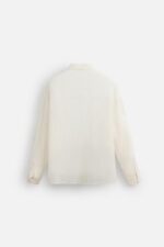 پیراهن مردانه زارا COTTON/LINEN TEXTURED SHIRT