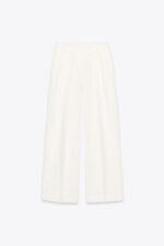 شلوار زنانه زارا WIDE-LEG TROUSERS WITH DARTS