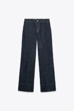 شلوار زنانه زارا BOOTCUT PINTUCK TROUSERS