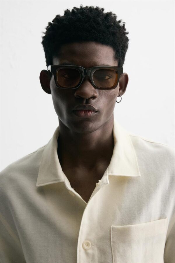 عینک آفتابی مردانه زارا square sunglasses