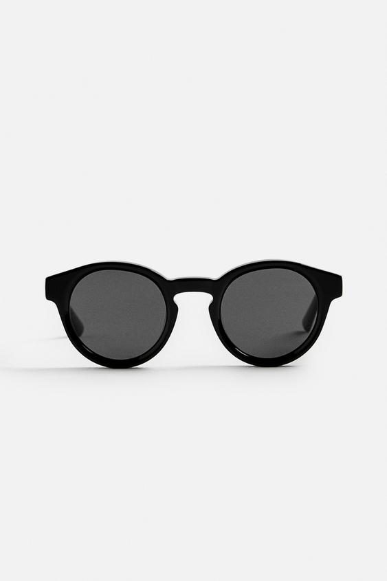 عینک آفتابی مردانه زارا round sunglasses