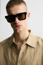 عینک آفتابی مردانه زارا SQUARE SUNGLASSES
