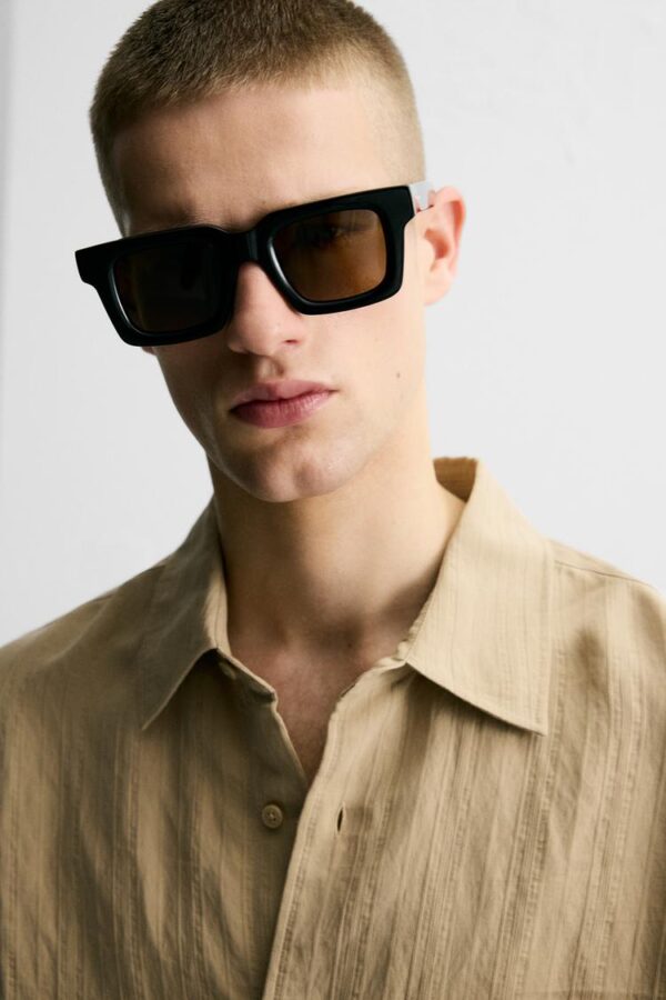 عینک آفتابی مردانه زارا square sunglasses