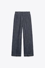 شلوار زنانه زارا CONTRAST TOPSTITCHING TROUSERS