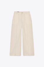 شلوار لینن زنانه زارا LINEN-BLEND CULOTTES