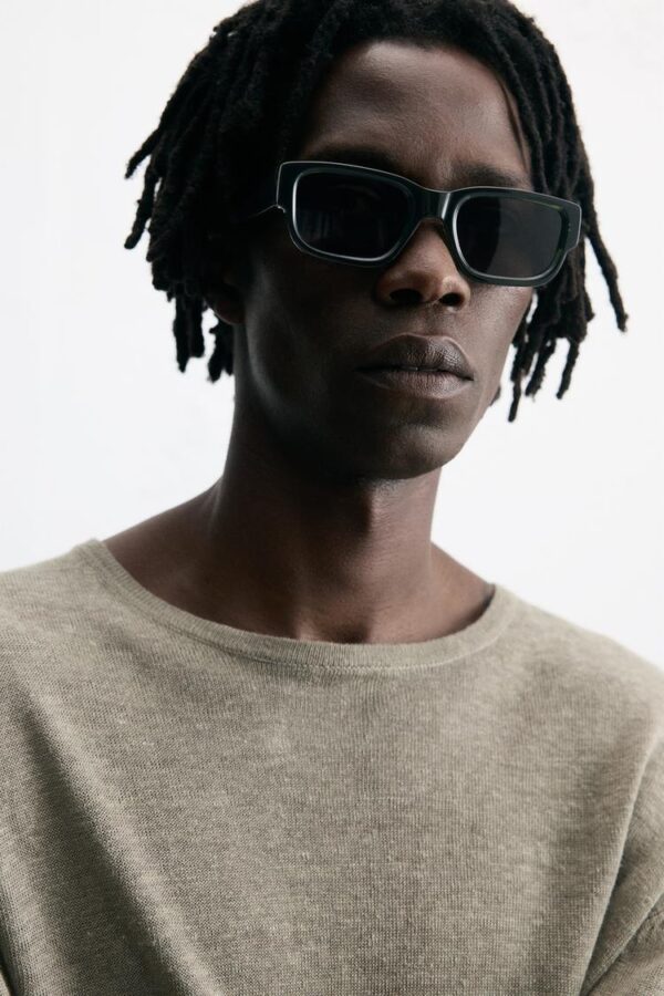 عینک آفتابی مردانه زارا square sunglasses