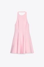 لباس کوتاه زنانه زارا SHORT HALTER GODET DRESS