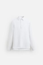 پیراهن لینن مردانه زارا 100% LINEN POLO SHIRT