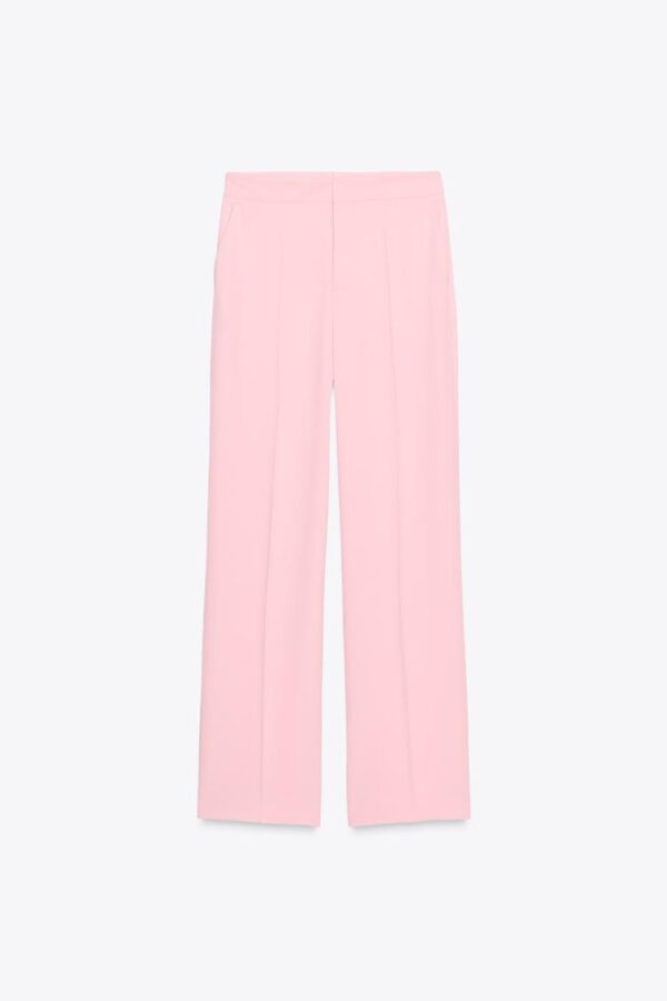 شلوار زنانه زارا STRAIGHT FLOWING TROUSERS