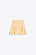 دامن کوتاه زنانه زارا ZW COLLECTION PUFFBALL SKIRT