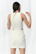 لباس میدی زنانه زارا CUT-OUT MINI DRESS