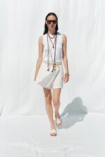 شلوارک زنانه زارا WRAP SKORT WITH DARTS