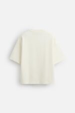 تیشرت مردانه زارا EMBOSSED SLOGAN T-SHIRT