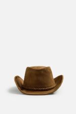 کلاه مردانه زارا SUEDE LEATHER HAT
